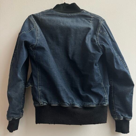 Hudson Jeans Denim Zip Up Bomber - XS - Picture 11 of 11